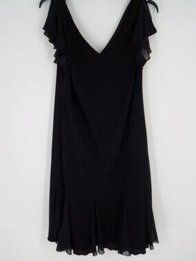S.L. Fashions Womans Black Party Dress Size 20W NWOT